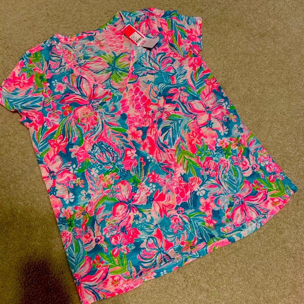 Lilly Pulitzer Etta Top XL Brand New